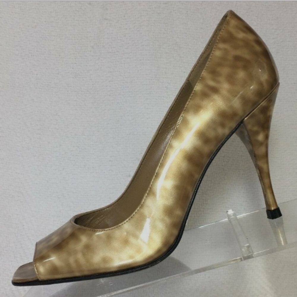 Stuart Weitzman Linda Light Tortoise Pump Size 7.5 - Picture 5 of 8